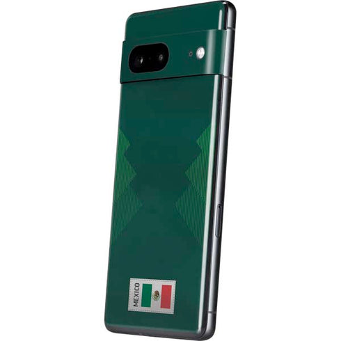 Mexico Soccer Flag Pixel Skins